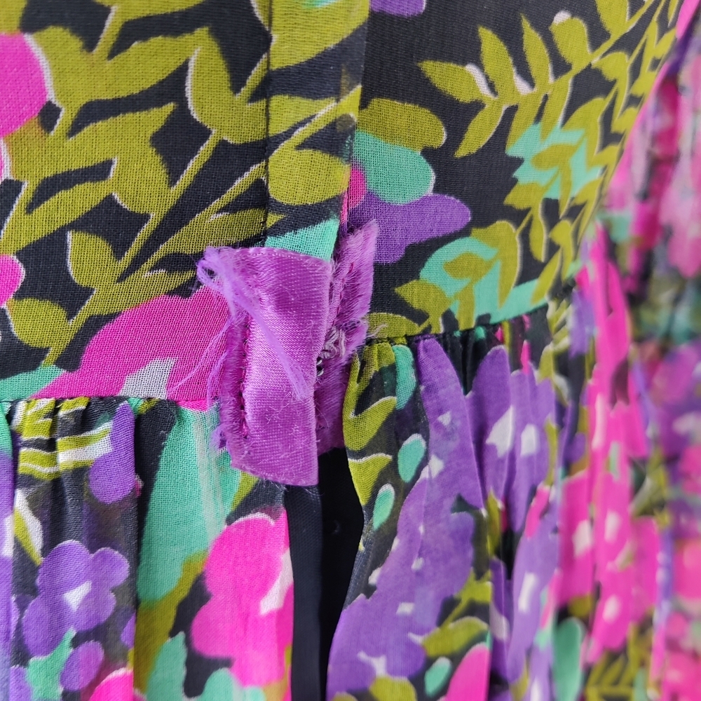 ð¥BLACK FRIDAY BOGO FREE EVERYTHINGð¥ 70s Vintage Long Sleeve Floral Maxi - Picture 7 of 16